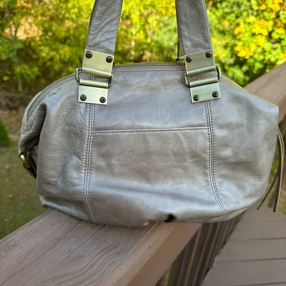 Hobo Derby Calfskin Leather Satchel